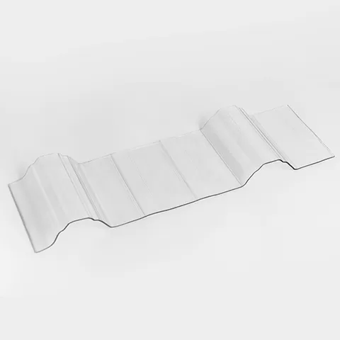 Lámina transparente corrugada de PC para raíces