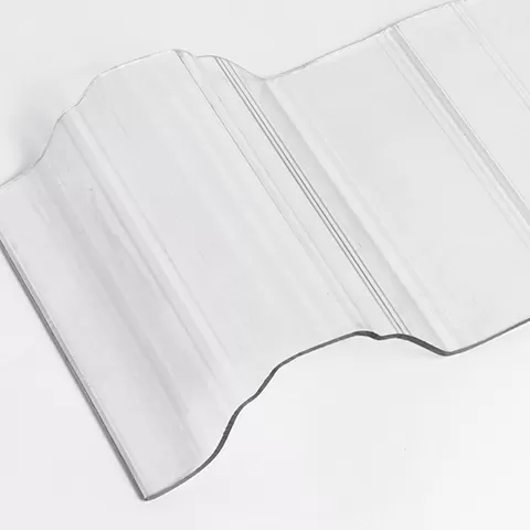 Lámina transparente corrugada de PC para raíces