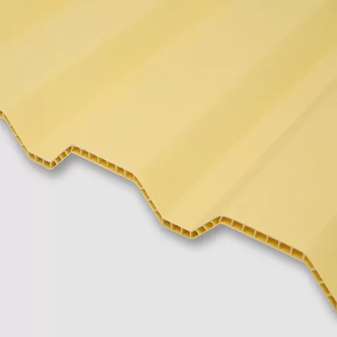 Tejas sintéticas huecas de PVC