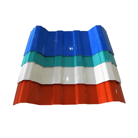 Tejas trapezoidales de resina sintética