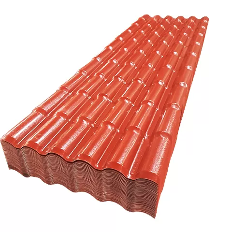 Tejas sintéticas románicas de PVC para tejados