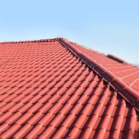 Tejas sintéticas románicas de PVC para tejados