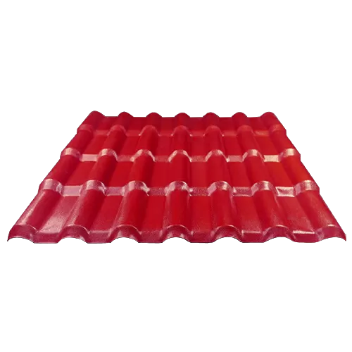 Láminas de techo de upvc de color rojo granate